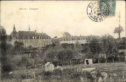 Ak Baugé Maine et Loire, L´Hopital