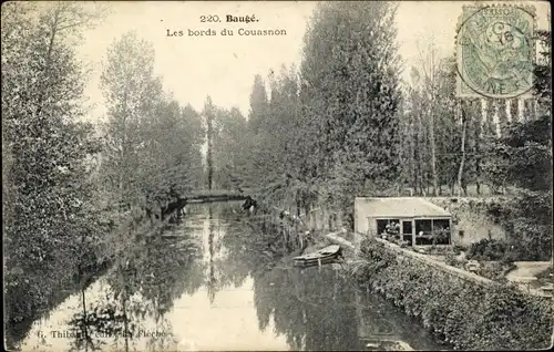 Ak Baugé Maine et Loire, Bords du Couasnon