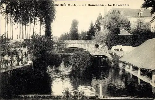 Ak Baugé Maine et Loire, Le Couesnon, Le Déversoir