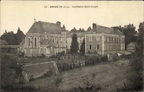 Ak Baugé Maine et Loire, Institution Saint Joseph