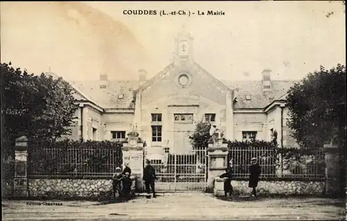 Ak Couddes Loir et Cher, Mairie