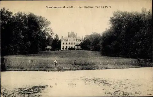 Ak Courbouzon Loir et Cher, Chateau, Parc