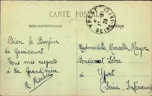 Ak Limay Yvelines, Chateau de Celestius