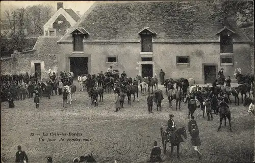 Ak La Celle les Bordes Yvelines, Un jour de rendez vous