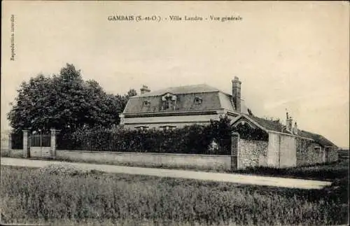 Ak Gambais Yvelines, Villa Landru, Vue generale