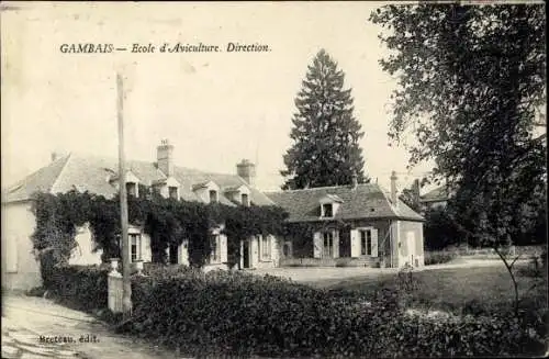 Ak Gambais Yvelines, Ecole d'Aviculture, Direction