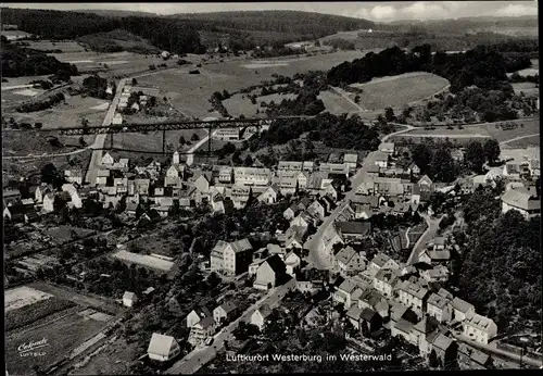 Ak Westerburg im Westerwald, Fliegeraufnahme