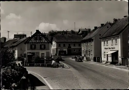 Ak Hauzenberg im Bayerischen Wald, Ortschaft, Straße, Metzgerei