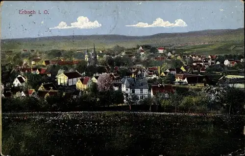 Ak Erbach im Odenwald Hessen, Gesamtansicht