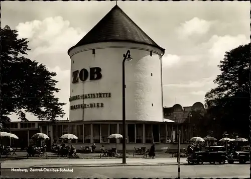 Ak Hamburg Mitte Altstadt, Zentral Omnibus Bahnhof