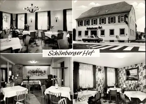 Ak Bad König im Odenwald Hessen, Pension Schönberger Hof