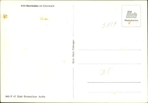 Ak Beerfelden Oberzent im Odenwald, Panorama, Mümlingquelle