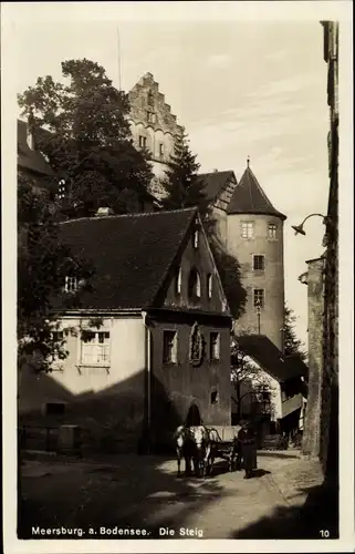 Ak Meersburg am Bodensee, Steig