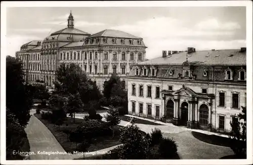 Ak Erlangen in Mittelfranken Bayern, Kollegienhaus, Mineralogisches Institut