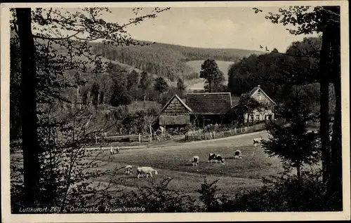 Ak Zell im Odenwald Bad König Odenwald Hessen, Heuselsmühle