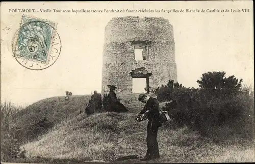 Ak Port Mort Eure, Vieille Tour