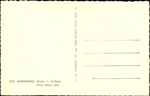 Ak Mainneville Eure, La Place