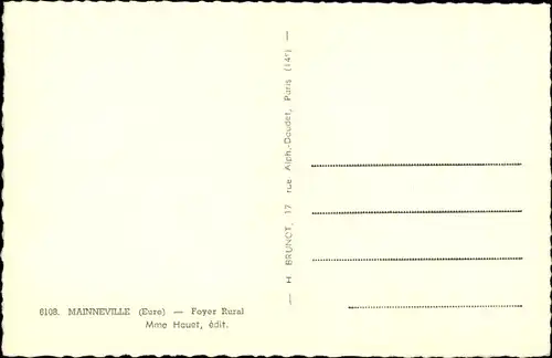 Ak Mainneville Eure, Foyer Rural