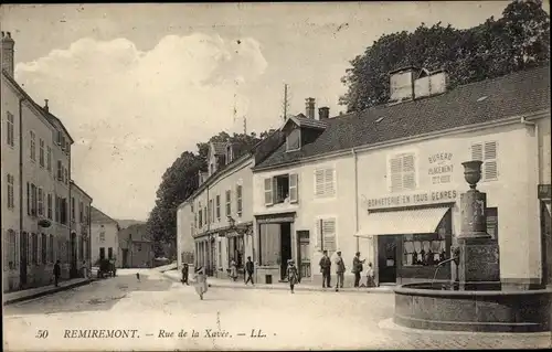 Ak Remiremont Lothringen Vosges, Rue de la Xavee