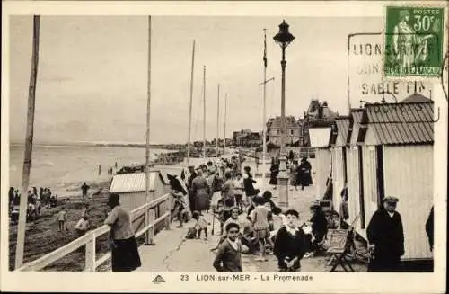 Ak Lion sur Mer Calvados, La Promenade