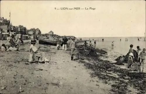 Ak Lion sur Mer Calvados, La Plage