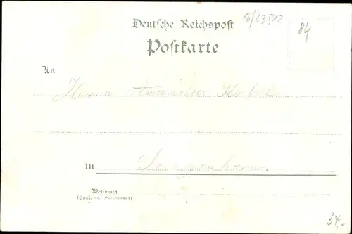 Litho Glashütte Norderstedt in Holstein, Gastwirtschaft, Kaiserl. Postamt, Gedenkstein