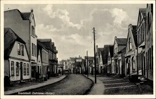 Ak Bredstedt in Nordfriesland, Straßenpartie