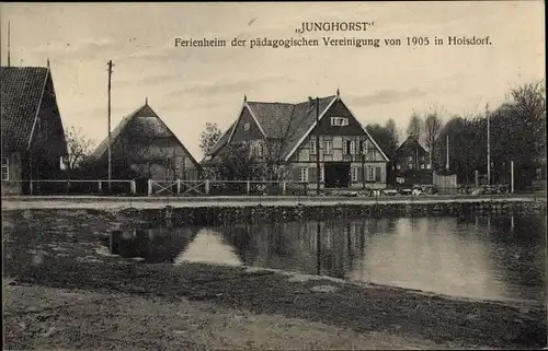 Ak Hoisdorf in Schleswig Holstein, Junghorst, Ferienheim der pädagogischen Vereinigung von 1905
