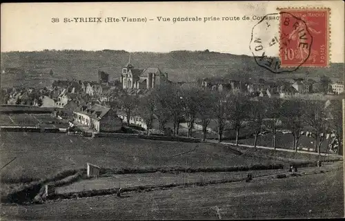 Ak Saint Yrieix Haute Vienne, Vue generale