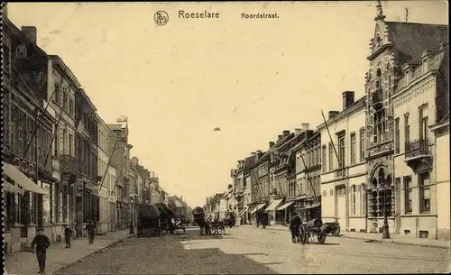 Ak Roeselare Westflandern, Noordstraat