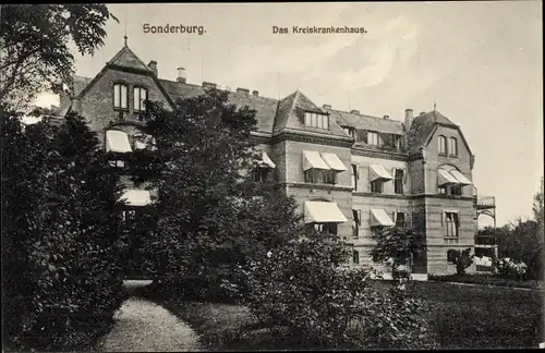 Ak Sønderborg Sönderborg Dänemark, Kreiskrankenhaus