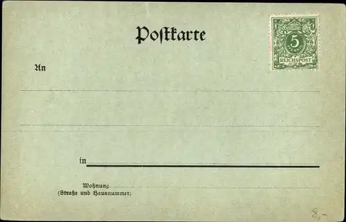 Mondschein Ak Friesack in der Mark, Kirche, Charlottenstraße