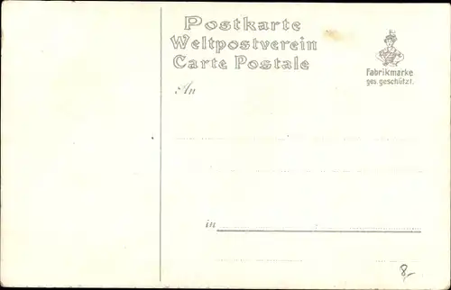 Litho Gruß von der Musterung, Kavallerie, Soldatenliebe