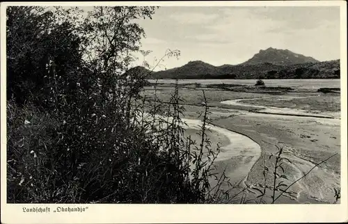 Ak Okahandja Namibia, Landschaft, Deutsch Südwest Afrika