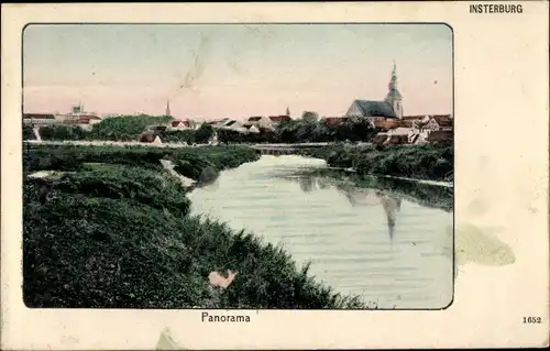 Ak Tschernjachowsk Insterburg Ostpreußen, Panorama