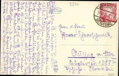 Ak Hohenstein Ernstthal in Sachsen, Bethlehemstift