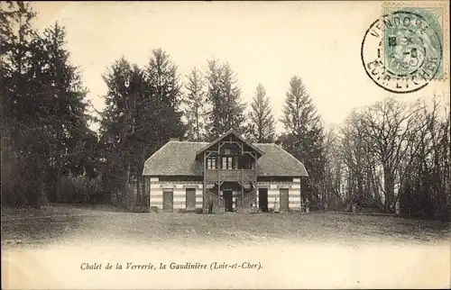 Ak La Ville aux Clercs Loir et Cher, La Gaudinière, Chalet de la Verrerie