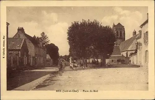 Ak Mer Loir et Cher, Place du Mail