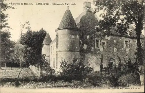 Ak Maulette Yvelines, Chateau du XVIe siecle