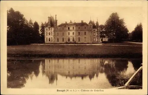 Ak Baugé Maine et Loire, Chateau de Grezillon