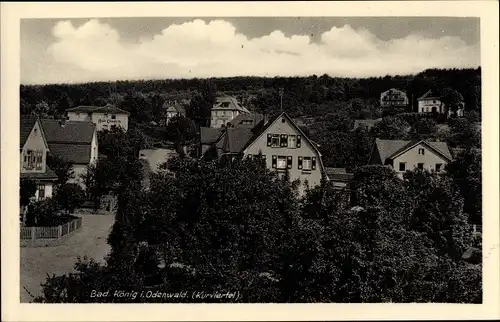 Ak Bad König im Odenwald Hessen, Kurviertel
