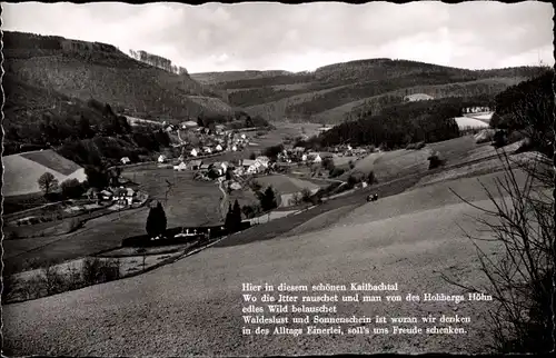 Ak Kailbach im Odenwald Oberzent, Panorama