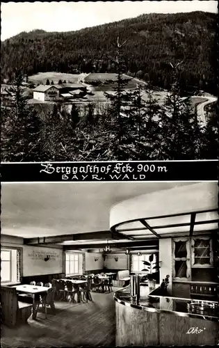 Ak Arrach im Bayerischen Wald Oberpfalz, Berggasthof Eck