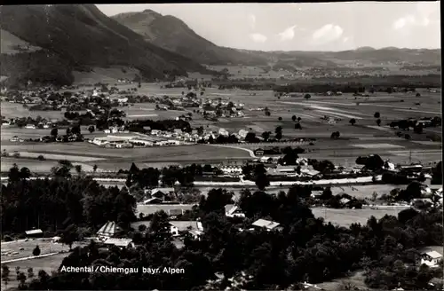 Ak Achental Chiemgau Traunstein in Oberbayern, Blick auf Staudach-Grassau