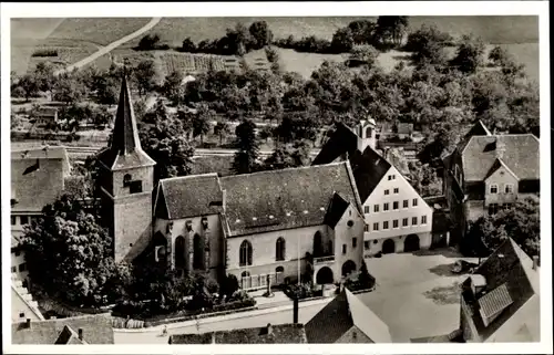 Ak Weil im Schönbuch Baden Württemberg, Kirche und Rathaus