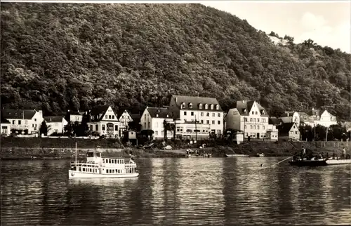 Ak Brodenbach an der Mosel, Teilansicht, Häuserfront