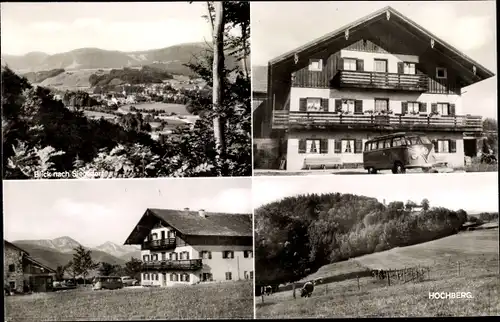 Ak Siegsdorf in Oberbayern, Haus Aign am Hochberg, Teilansicht v. Ort