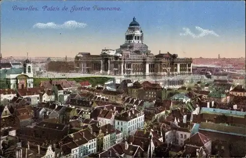 Ak Bruxelles Brüssel, Palais de Justice Panorama