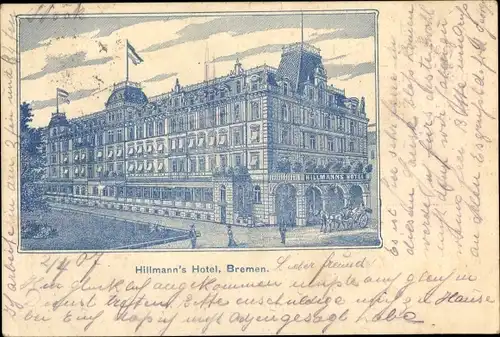 Litho Hansestadt Bremen, Hillmanns Hotel