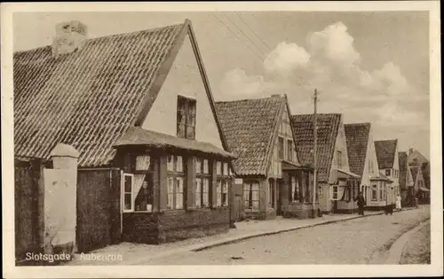 Ak Aabenraa Apenrade Dänemark, Slotsgade